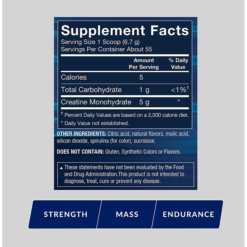 BodyTech 100% Pure Creatine Monohydrate Powder, Arctic Blast, 13 Oz — Amazon image 2