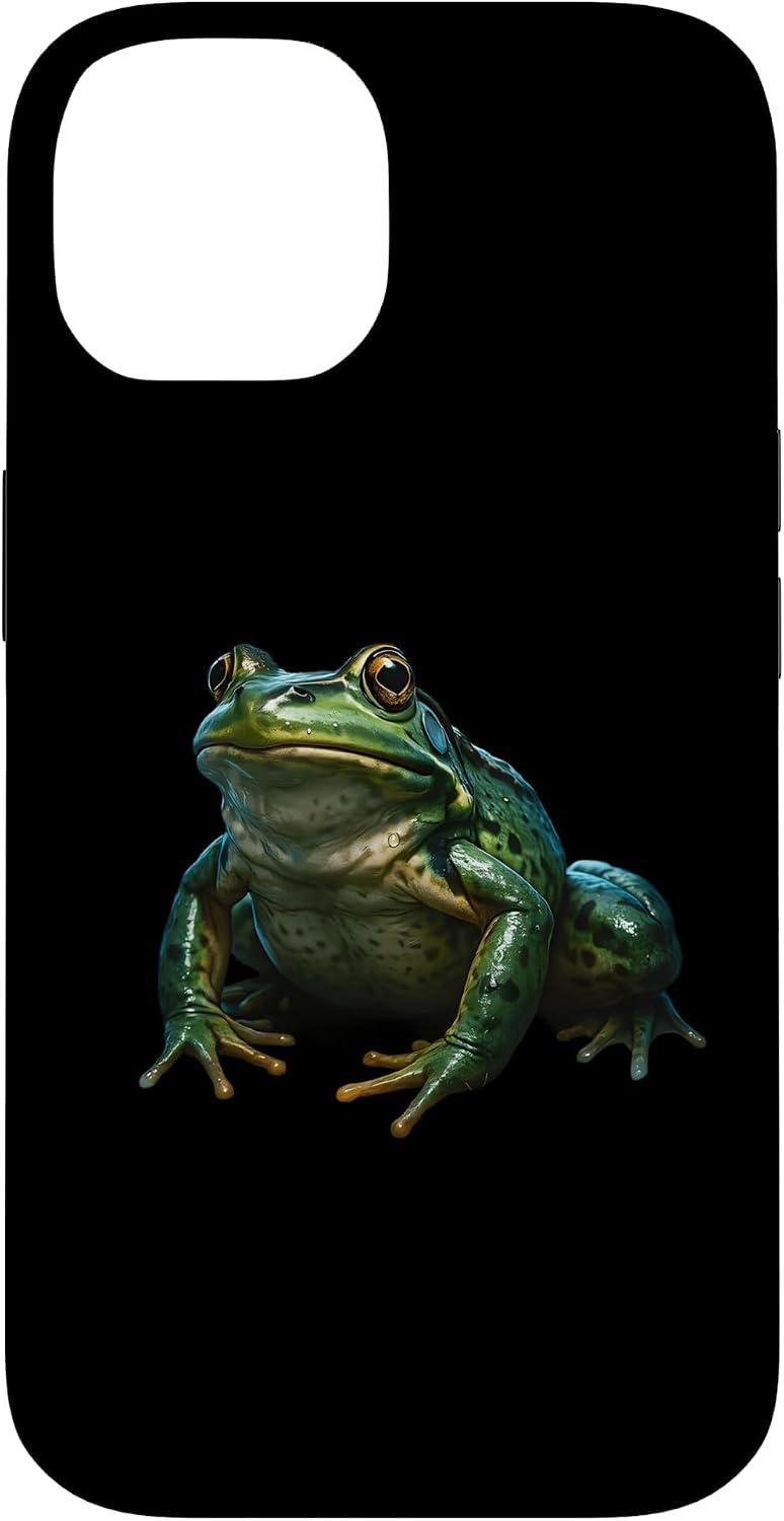 Frog Howling Moon Funny Frog Meme Amphibian Graphic Case for iPhone 14 Pro Max image 4