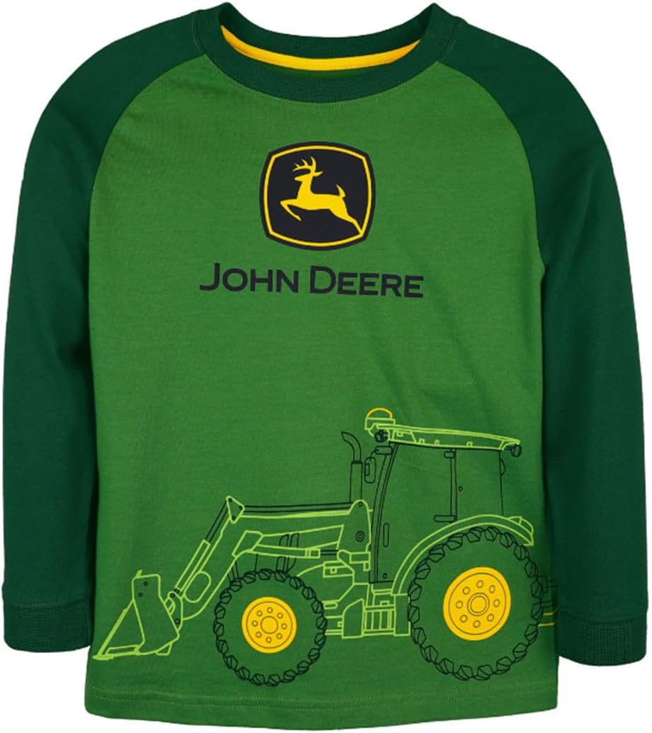 Majica John Deere Green Loader Traktor dugih rukava Veli&Auml;ine 5 6 7