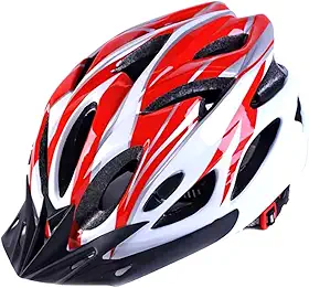 Capacete de Ciclismo Aerodinâmico Visual Moderno, Proteção Para Bike, Patins, Respirável Com 21 Aberturas, Fivela Ajustável e Viseira Removível