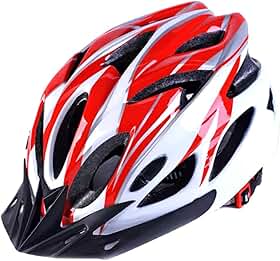 Capacete de Ciclismo Aerodinâmico Visual Moderno, Proteção Para Bike, Patins, Respirável Com 21 Aberturas, Fivela Ajustável e Viseira Removível