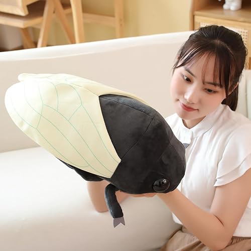 Miniatura 5 de Nuevos juguetes de peluche de insectos similares a la forma de cigarra, almohada de animales suaves, cojín de espalda, muñeca de insectos, juguetes