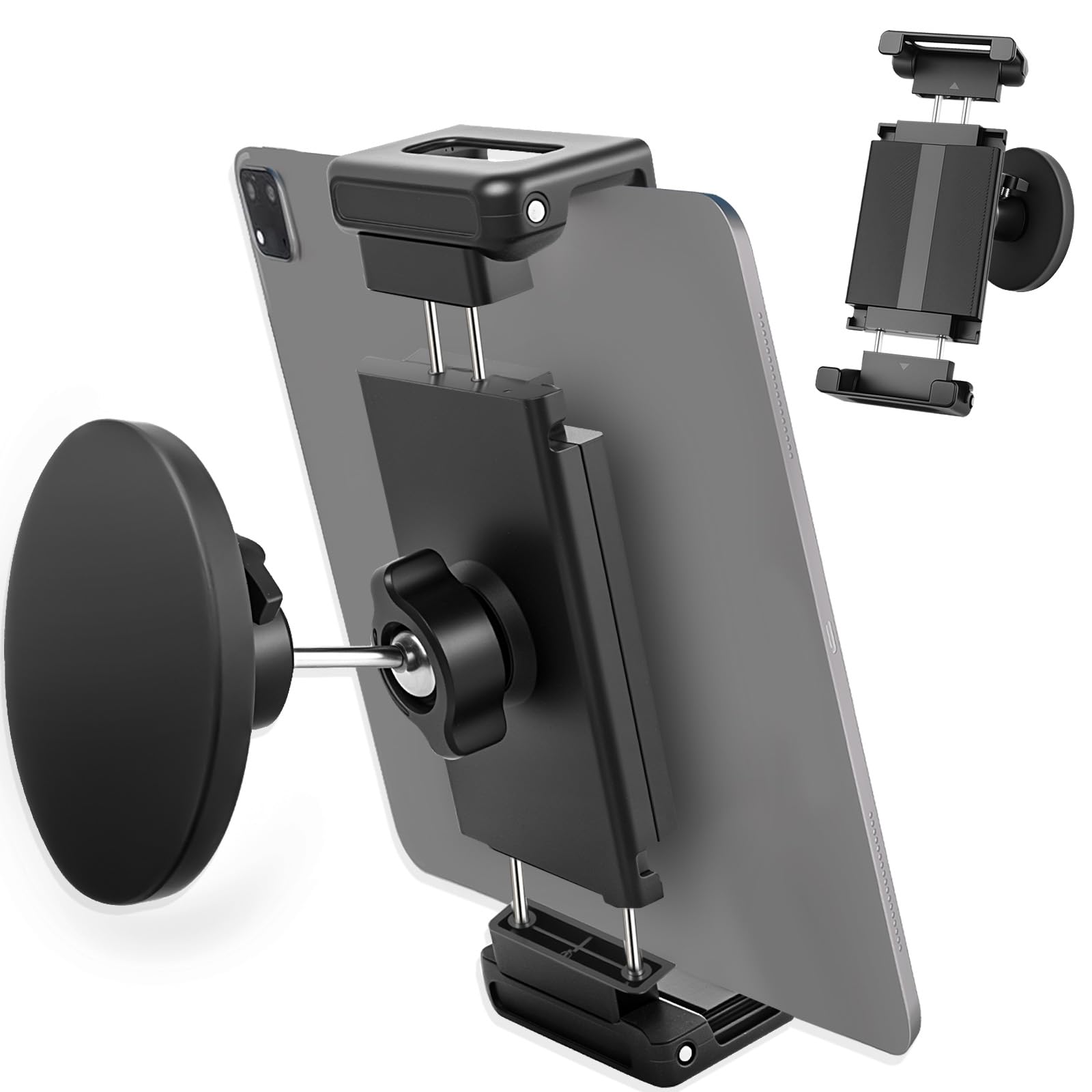 joaoxoko Strong Magnetic Tablet Mount 360 Swivel Stand for Kitchen Office Gym Universal Holder Compatible with 4 7-12