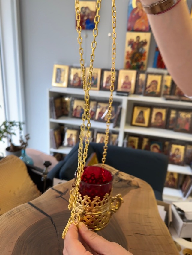 Amazon.com: Hanging Orthodox Vigil Oil Lamp - Home Altar or Amazon.com: Hanging Orthodox Vigil Oil Lamp - Home Altar or