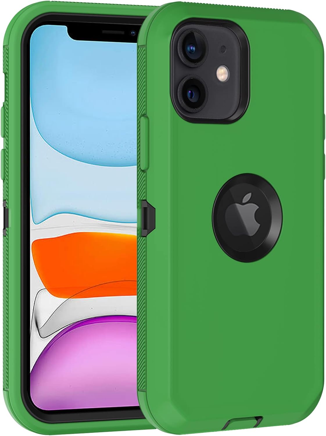 Aimoll88 iPhone 11 Case Heavy Duty Protection, Builtin