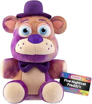 Funko Plush! FNAF Tie-Dye Set of 5 - Freddy, Bonnie, Chica, Foxy and Funtine Foxy