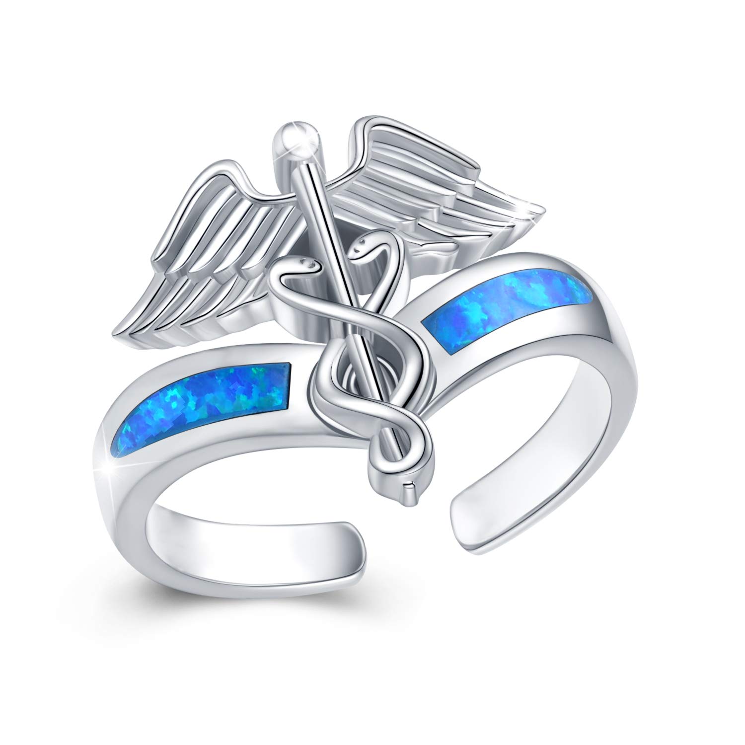 Bague double serpent réglable fini les erreurs de taille