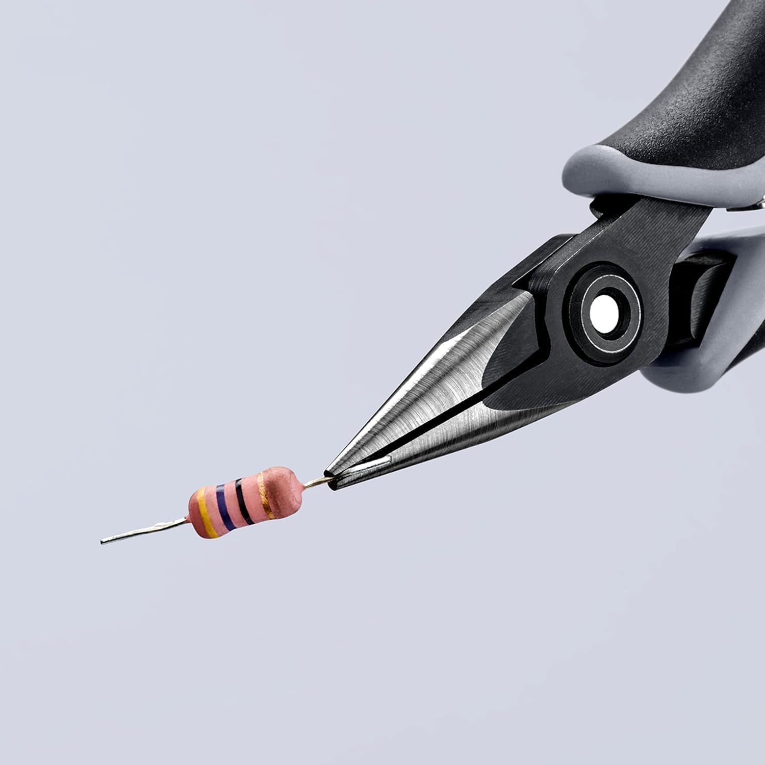 KNIPEX Alicate de precisión de montaje para electrónica ESD con mangos multicomponente 130 mm, 34 52 130 ESD