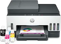 Impressora Multifuncional HP Smart Tank 794 Tanque de Tinta Colorida Wi-Fi Scanner Duplex, Bluetooth.Funções: Imprimir, Copiar, Digitalizar. Cor: Branco (2G9Q9A)
