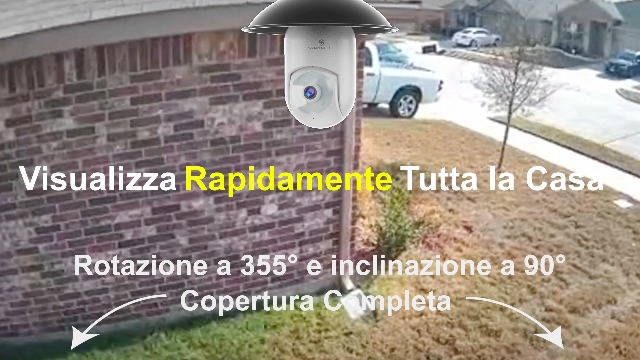 SYMYNELEC 2K Telecamera Wi-Fi Esterno con Pannello Solare, 5GHz/2.4GHz Videocamera Sorveglianza a Batteria con AI Rilevamento Umano e Allarme, Audio Bidirezionale, Compatibile con Alexa, IP65, 2PCS