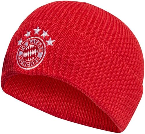 adidas Gorro Woolie para fanáticos del fútbol - Apoya a tu equipo favorito Bayern, Manchester United, Real Madrid o Juventus