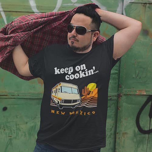 Miniatura 4 de Camiseta Breaking Bad Camper para hombre camiseta Keep Cookin de manga corta para hombre New Mexico