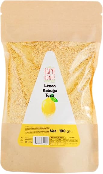 EGEYE D N  Limon Kabu u Tozu - 100 Gr.  t lm  Kuru Limon Kabu u - Do al Aroma Verici - Gl tensiz Sporcu G das