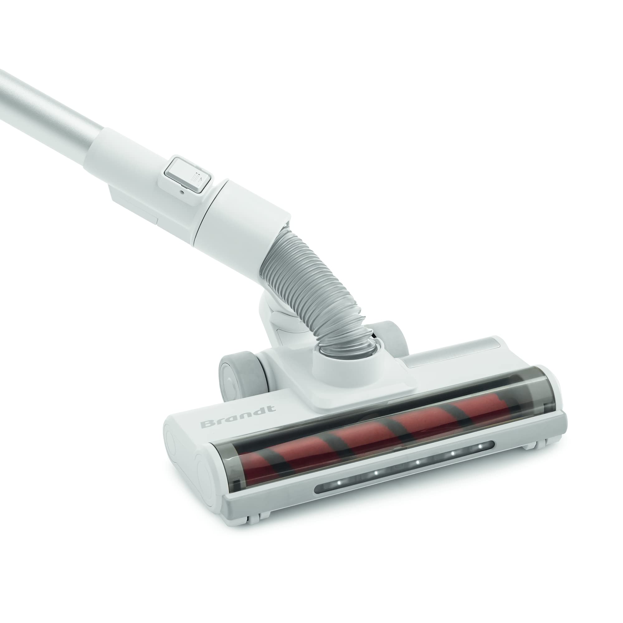 800W Sac 3 Litres Filtre HEPA13 Aspirateur Brandt Avec Sac 800W - Filtre HEPA13 - 3L - 69 DB - Cordon 9m - Accessoires Intégrés - Blanc