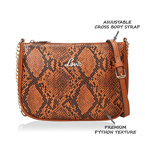 Image of Lavie Women's Pyth Keg Textured Sling Bag | Ladies Purse Handbag