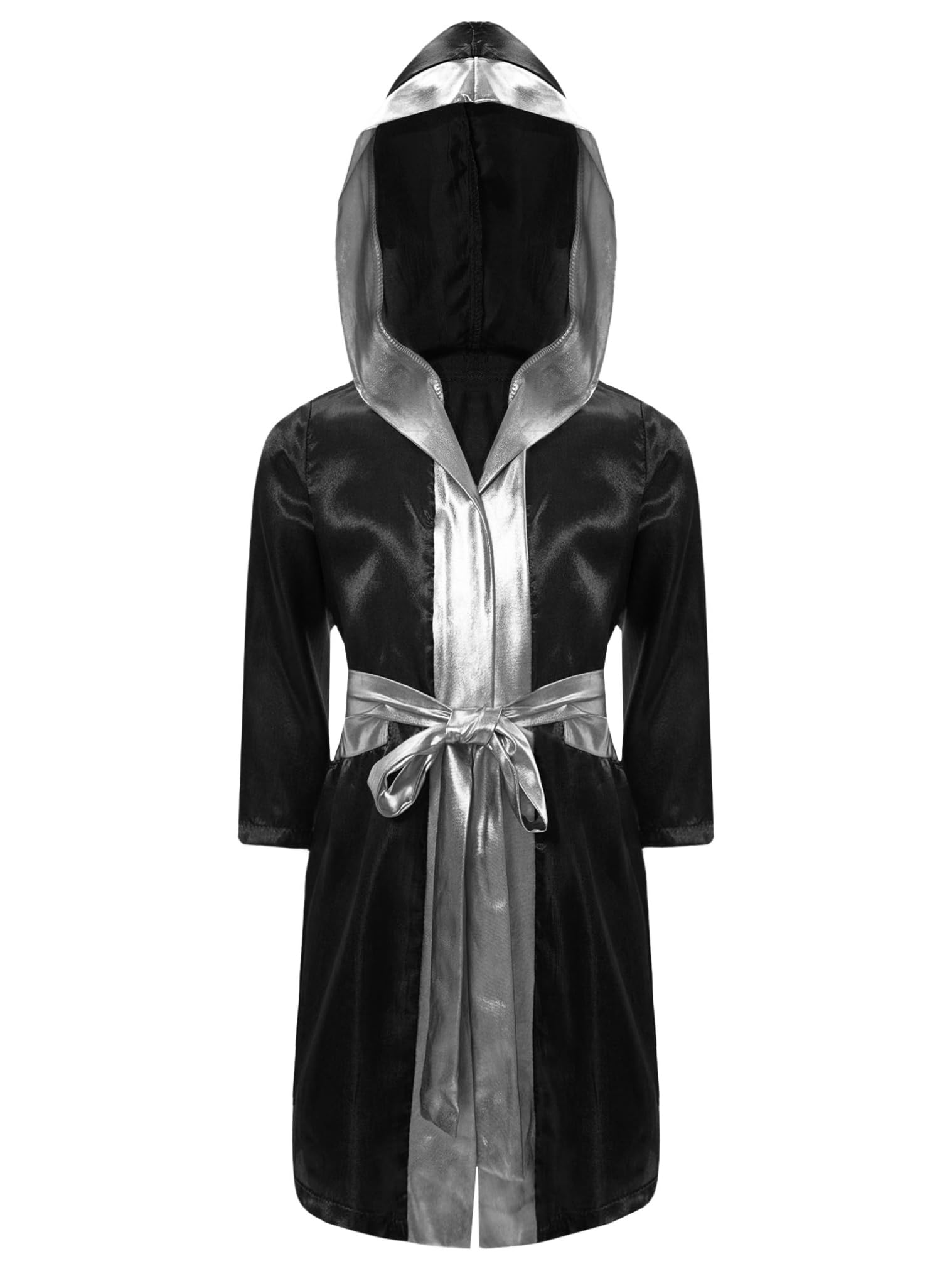 renvena Accappatoio Boxe per Bambini Adulti Pantaloncini Muay Thai Kick Boxing per Arti Marziali MMA + Guantoni da Boxe Accessorio per Costume Sportivo