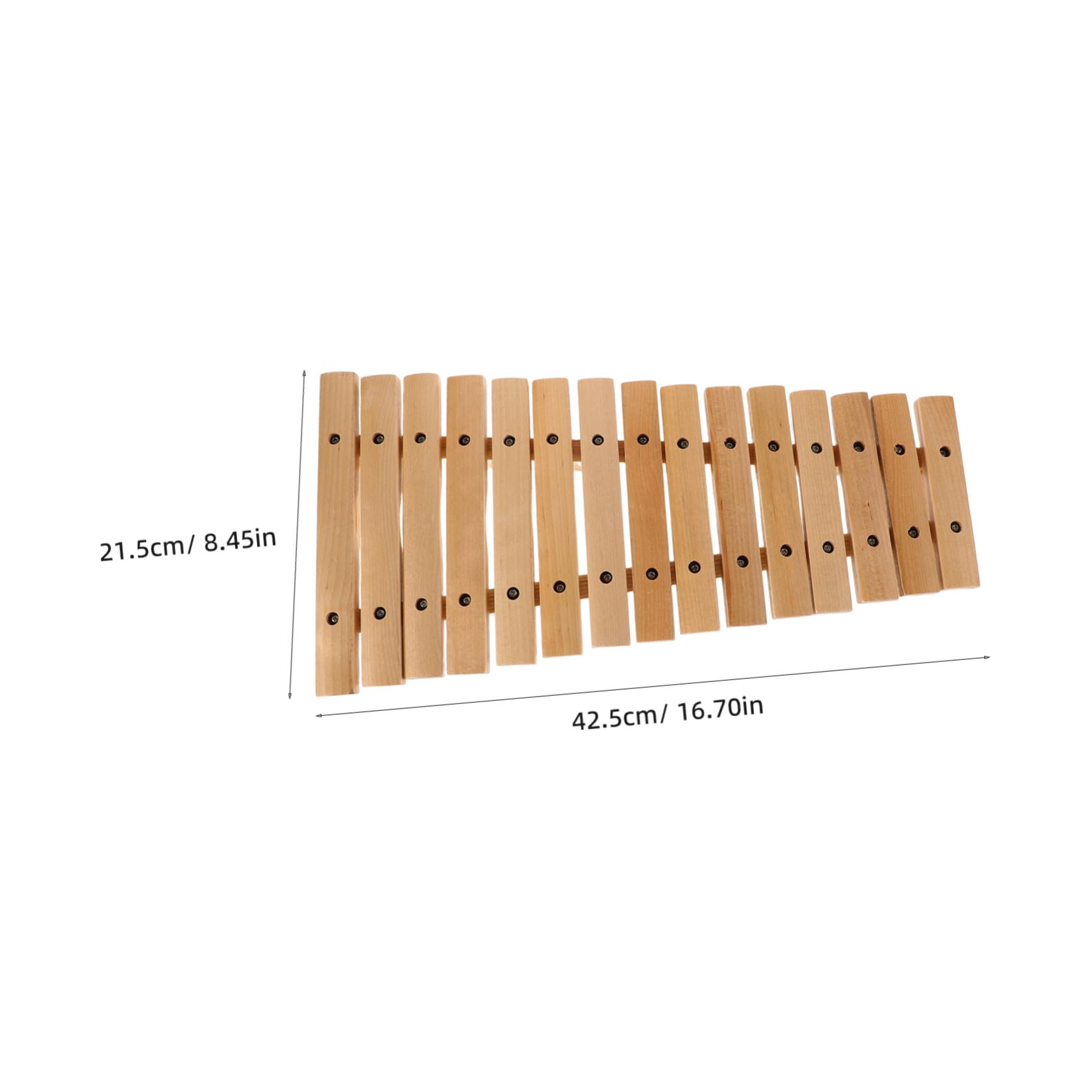 Mikikit Xilofono Strumento Musicale Sensoriale in Legno Montessori a 15 Note con Design Attraente per Ragazzo Ragazza per Educazione in Casa e Asilo