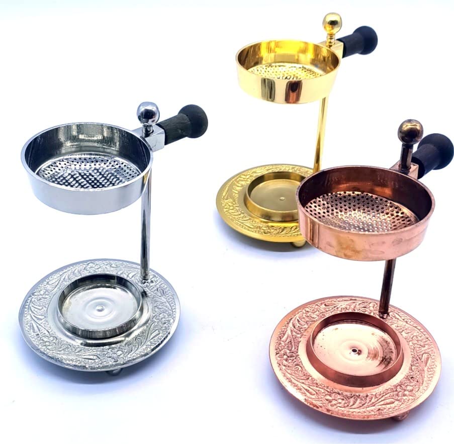 Brûleur d'encens en laiton diffuseur de résine réglable - 6