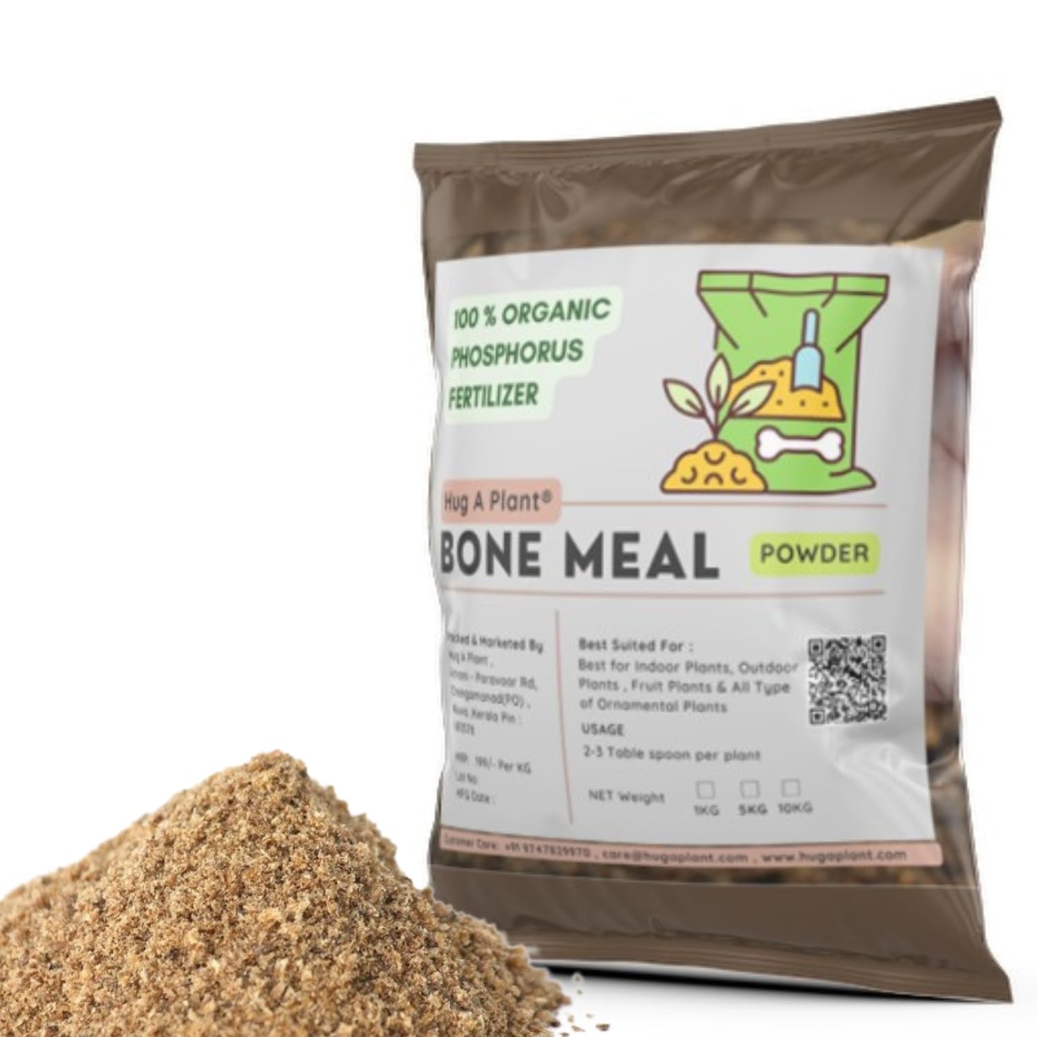 Hug A Plant | Bone Meal/Ellupodi For (Home & Garden) (10 KG) (B0CBRRL4F9) Amazon Price History, Amazon Price Tracker