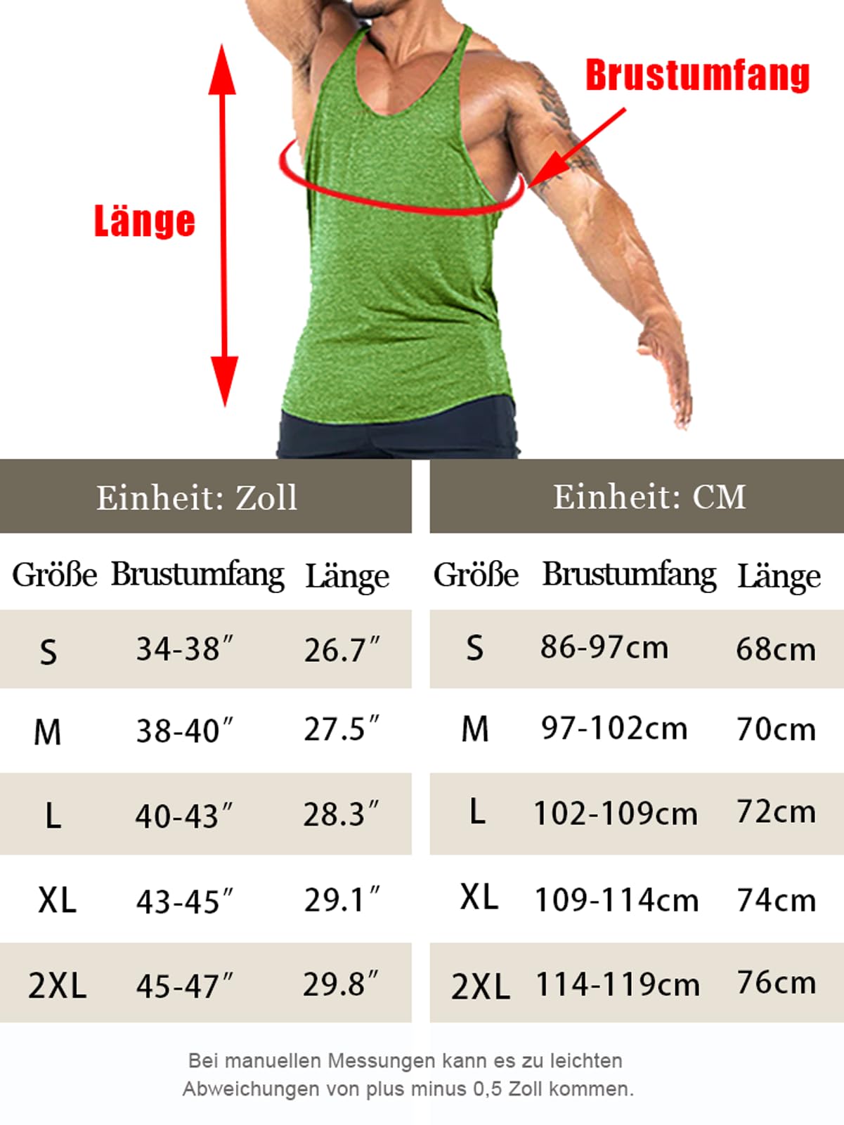 Lehmanlin Camiseta Deportiva sin Mangas para Hombre, Camiseta de Fitness para Gimnasio, Elástica, de Secado Rápido