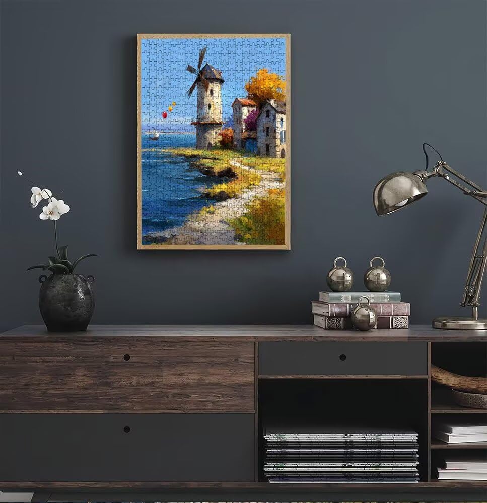 Młyn balonowy, klasyczne puzzle 5000 sztuk dla dorosłych BLQSBGA7-390 | Wyzwanie Zagadki, Gry Logiczne Cała Rodzina, Stres, Wystrój Domu Miłośnicy Puzzle