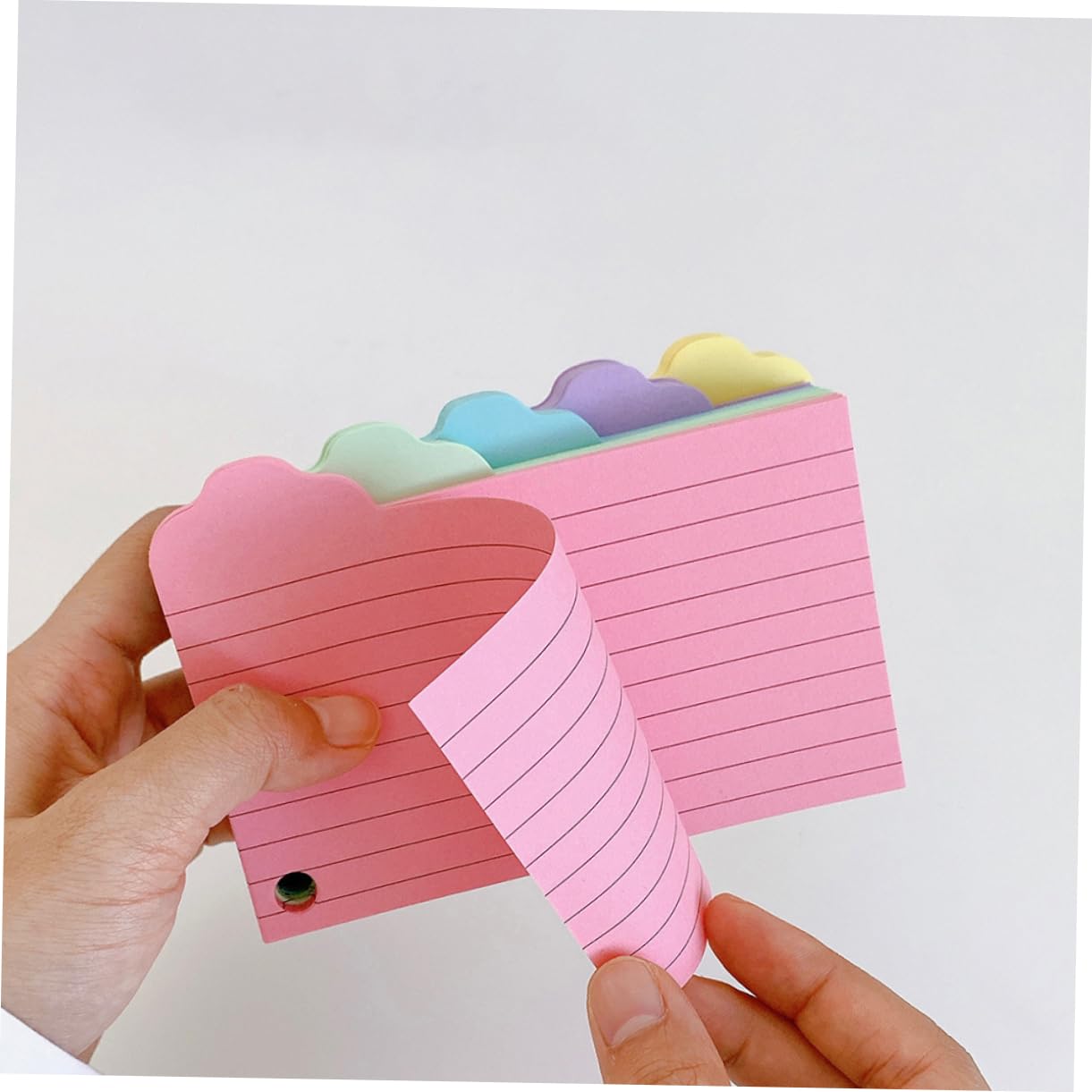 Gadpiparty 5 Sätze Vokabelheft Aus Notizpapier Karteikarten Mit Farbig Flashcard Lernen Revision Registerkarten Ungefüttert Wolke Lernkarten Grundlagen Des Studiums Wortkarten 125 Blätter * 5