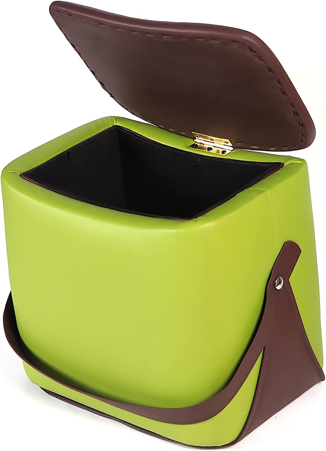 Repose-pieds de rangement portable et siège confortable en bois