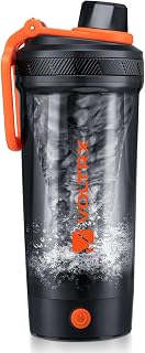 VOLTRX Shaker Bottle, Gallium USB C Rechargeable Electric Mixer, Shaker Cups for Pr…