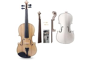 DIY Musical Instrument: Natural Acoustic Violin Kit for Aspiring Musicians