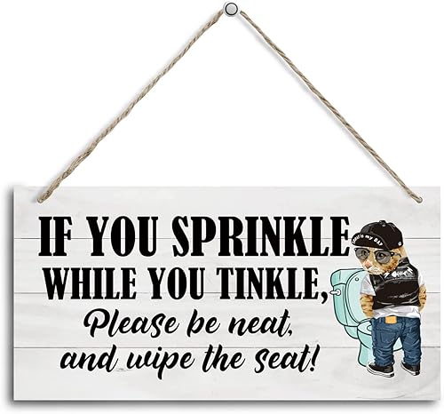 Miniatura 25 de J2 Letrero de cocina rústico de granja, placa de madera colgante decorativa impresa, letrero de reglas de cocina compartidas para dormitorio de