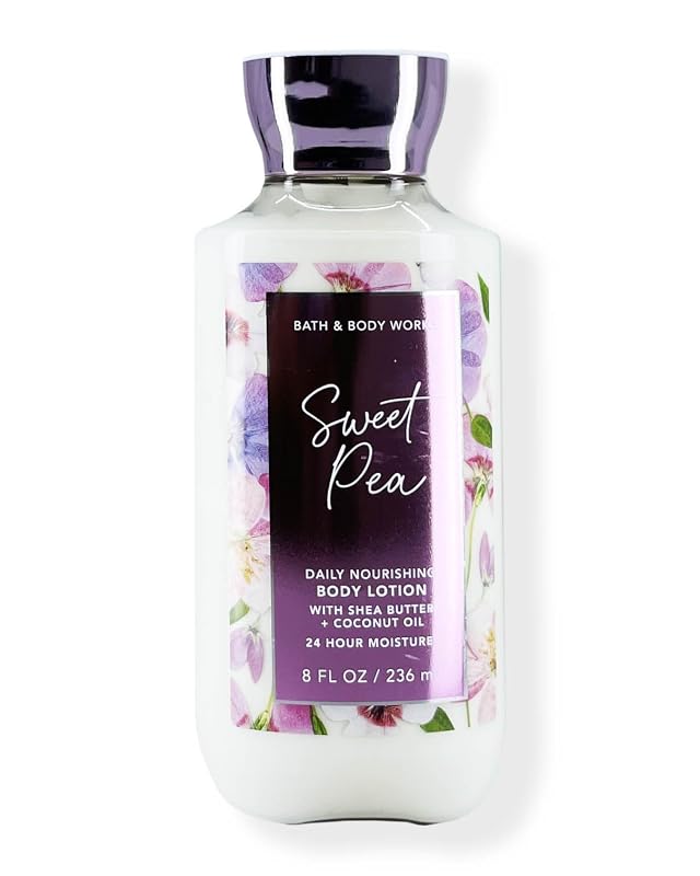Loção corporal Bath & Body Works Sweet Pea Signature Collection, 237 mL