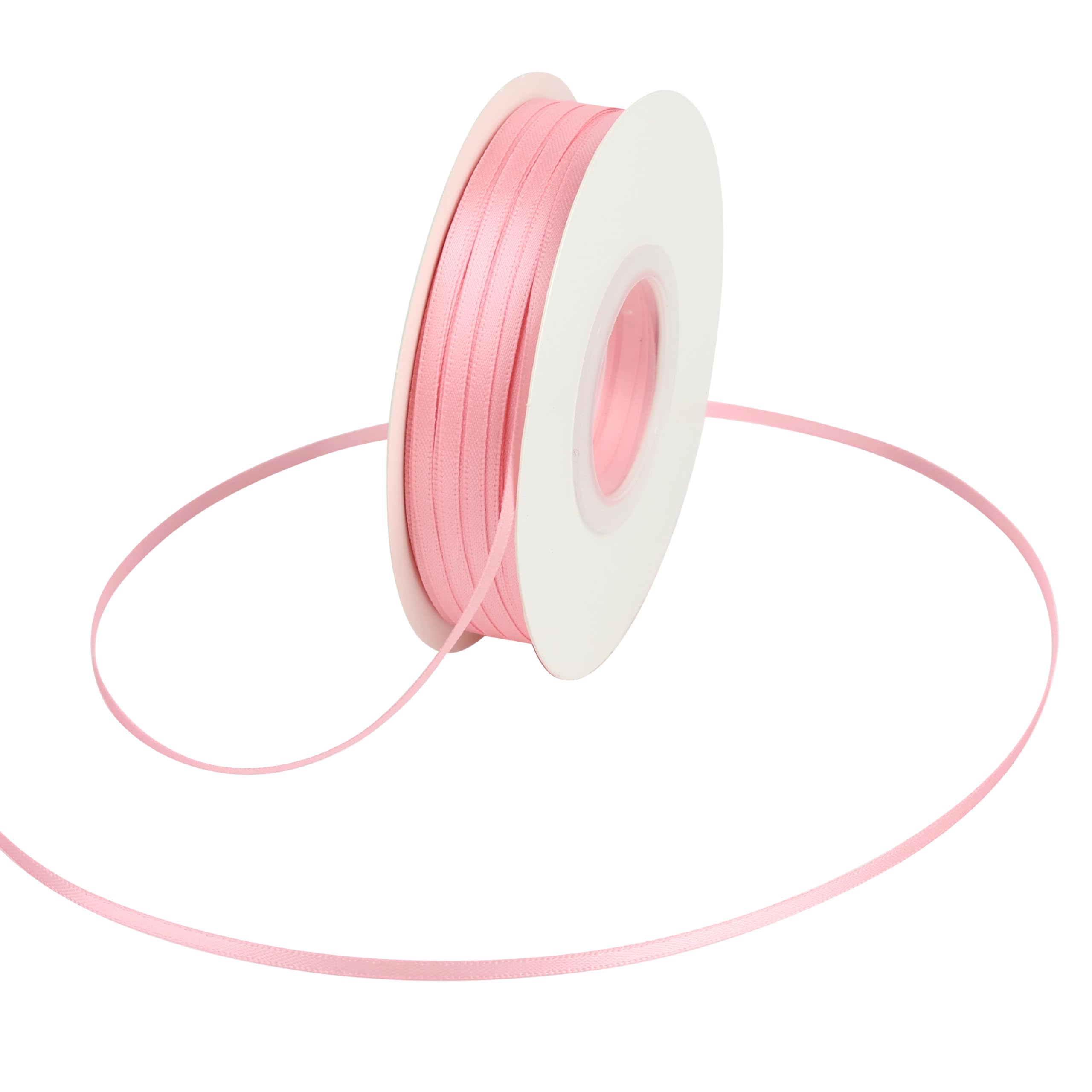 Amazon.com: DINDOSAL Pink Silk Ribbon 1/8 Inch Thin Double Face