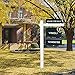 VINGLI 6' Vinyl PVC Real Estate Sign Post, Commercial Realtor Home for Sale Hanging Ads, Business Hours Advertisement Post for Yard , Open Houese Direction, 36