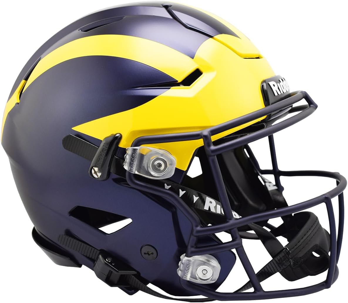 NCAA Michigan Full Size Speedflex Authentic Football Helmet