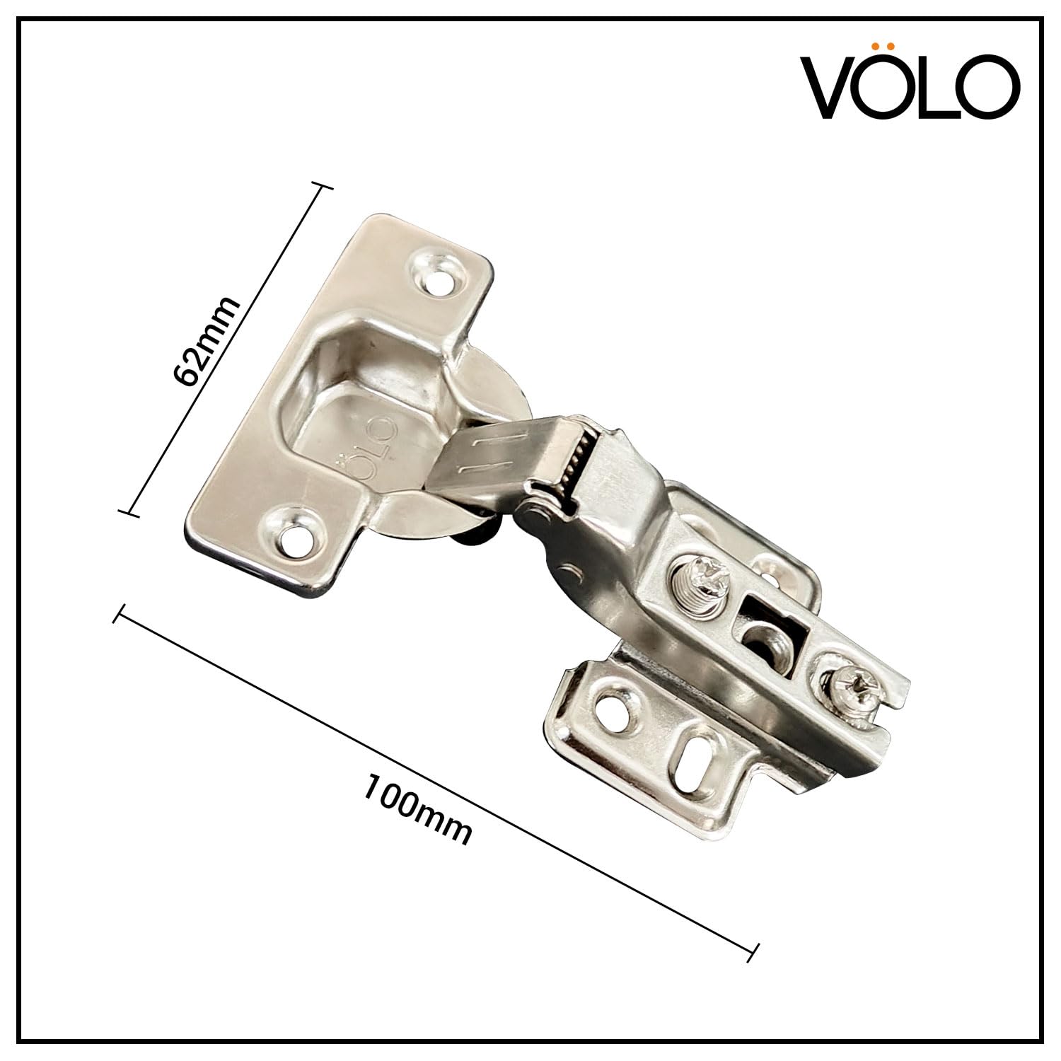 Volo European Steel Cabinet Hinges - Concealed Design -2