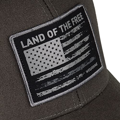 Image of Wolverine Trucker Hat | Mesh Back | Snapback | Adjustable | Rugged | Durable | Workwear