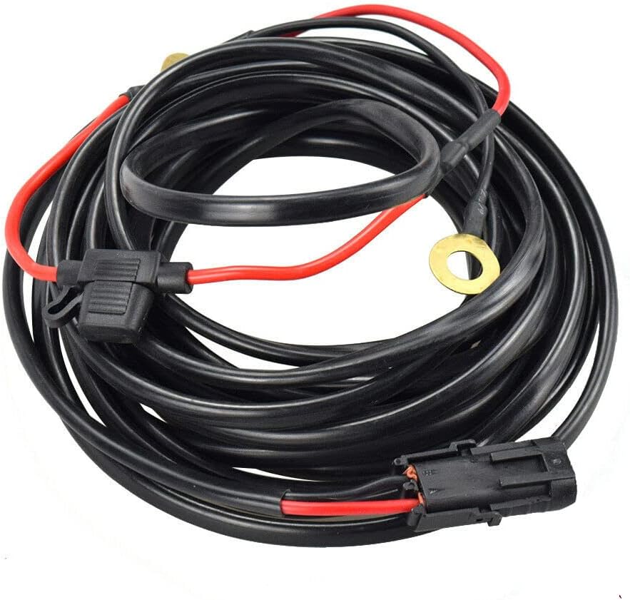 Premium New Electric Wheelchair Lift Battery Cable Wiring Harness 22 feet Fit for Harmar, Black
