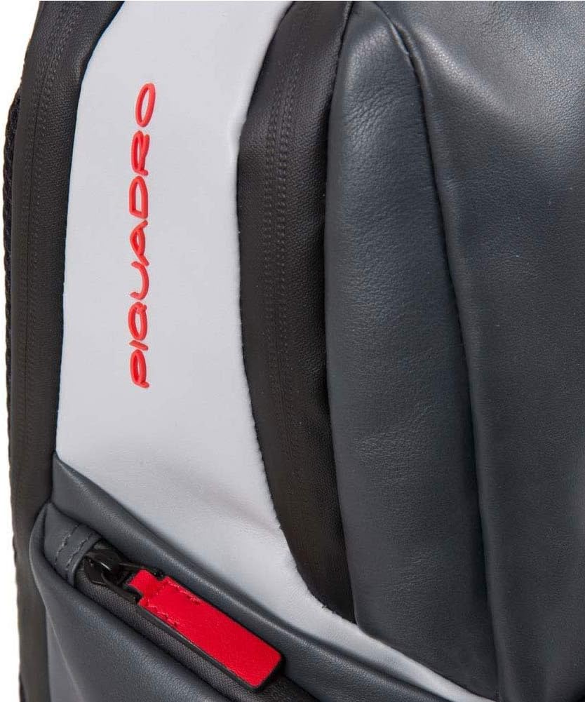 PIQUADRO zaino iconico all-tech in pelle : Amazon.it: Valigeria