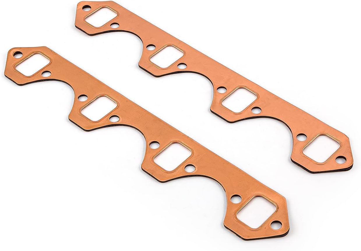 Speedmaster PCE355.1002 Compatible with Ford SB 289 302 351 Windsor Copper Exhaust Gasket Set