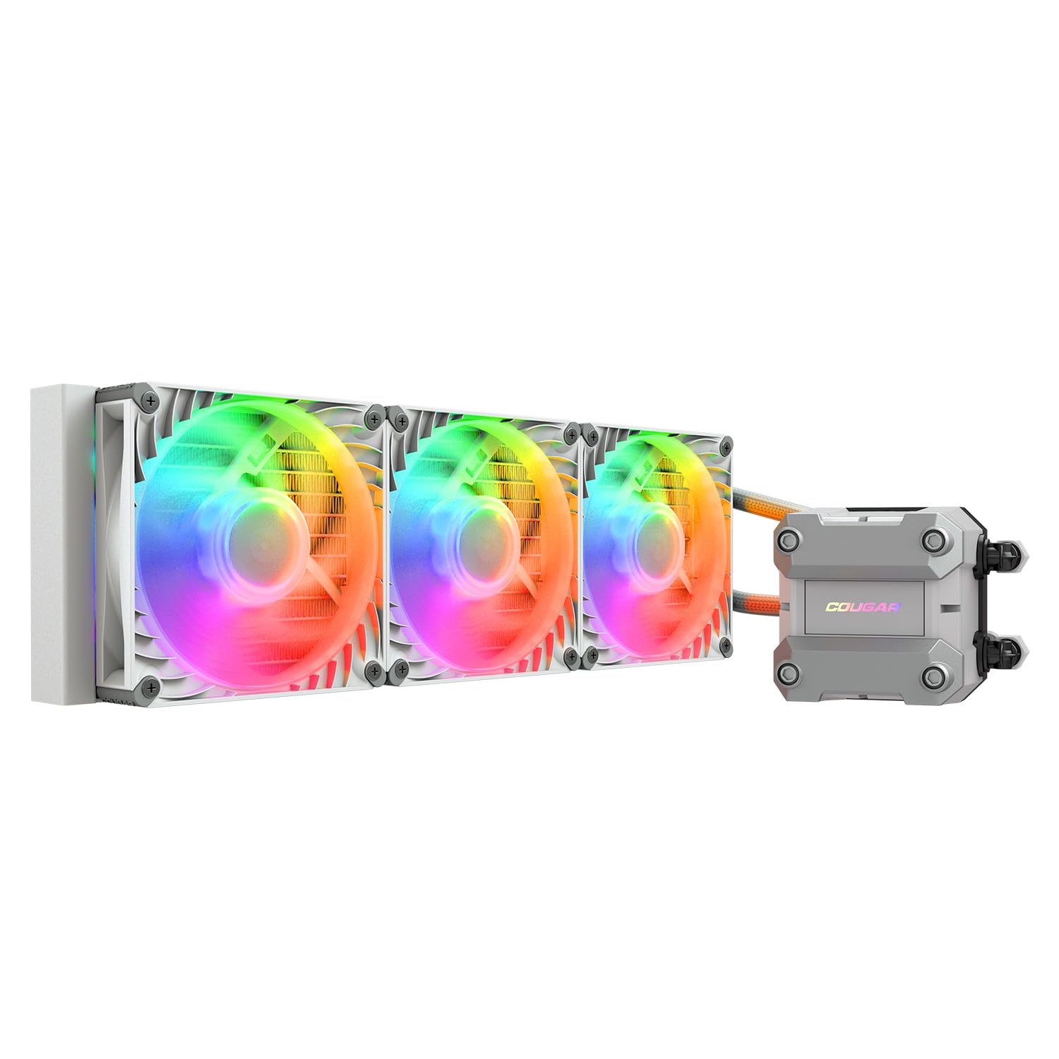 Cougar CPU Wasserk?hlung Poseidon Ultra 360 ARGB Wei? (CGR-PSDUTRGB-W-360)