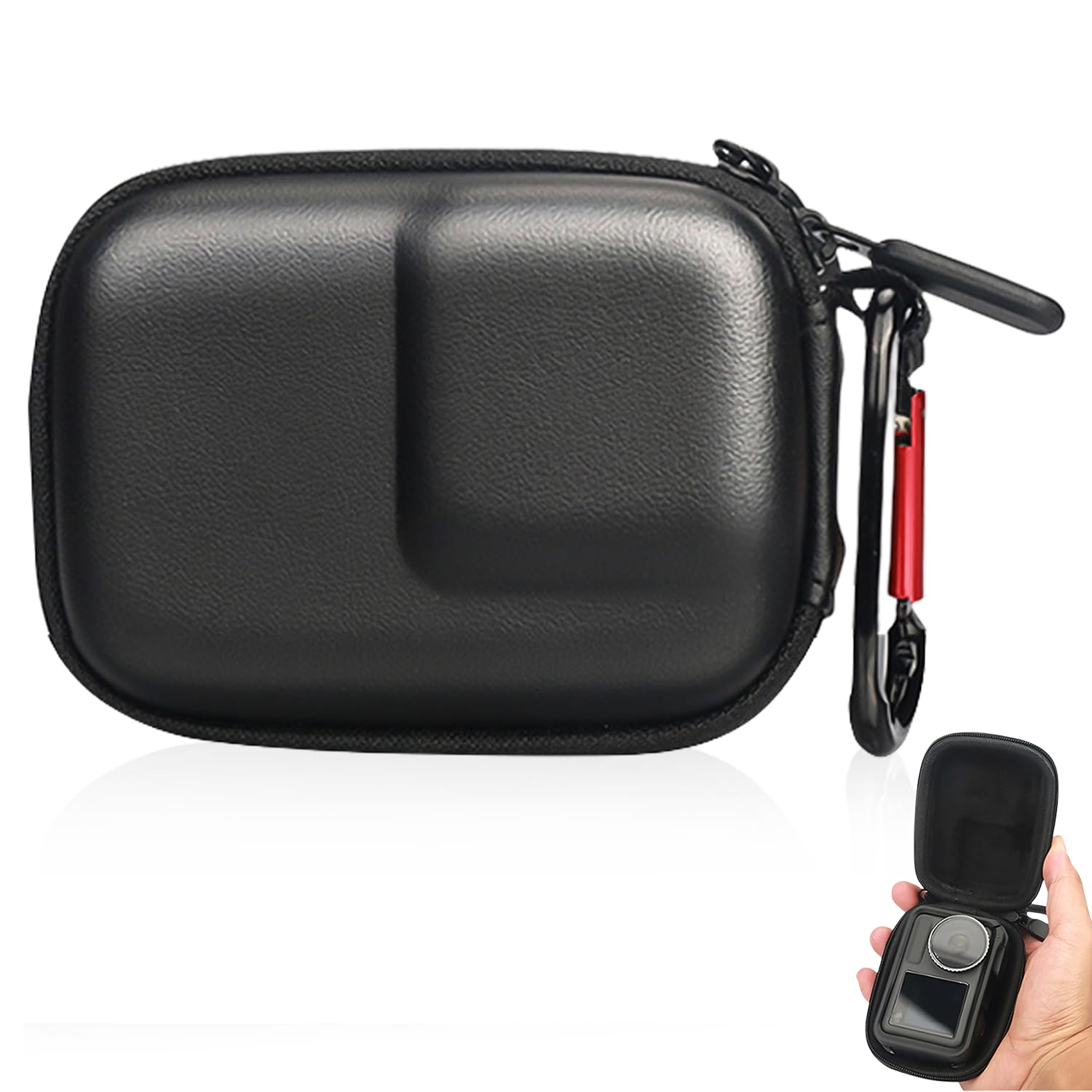 Custodia Rigida Da Viaggio Per Insta360 Ace Pro/Ace | In PU Antiurto Con Scomparti Per Accessori - 2