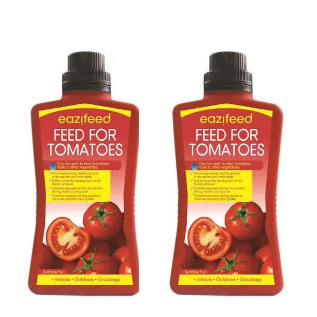 Tomato Feed For Growing Tomatoes - Eazifeed Tomato Feed 500ml (Pack Of 2) - Great For Indoor and Outdoor Planting