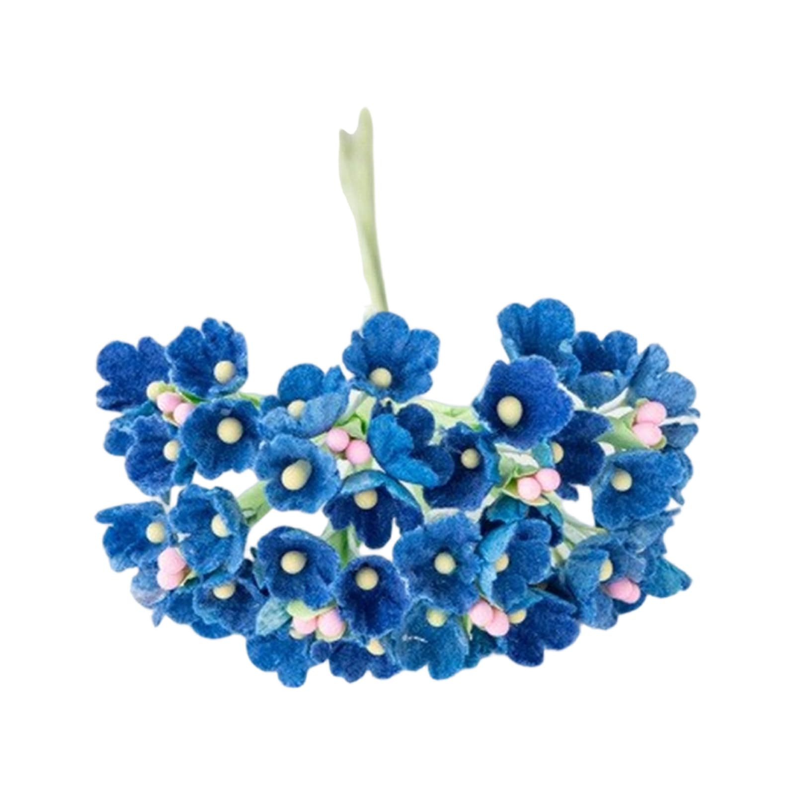 Msioytog Royal Blue Unique Gypsophila Flower Artificial Flowers For Proms, Anniversaries, Ceremonies, Wedding Embellishments Festival Decoration