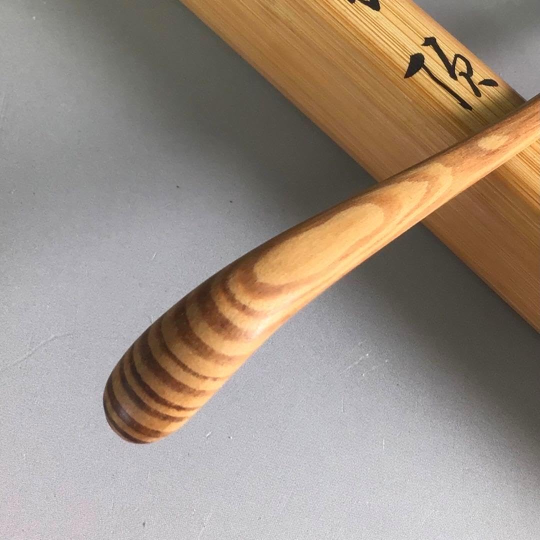 茶杓 『久田宗也 尋牛斎』『銘 丹頂』『松の木茶杓』 共箱 茶道具