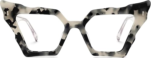 Miniatura 10 de Zeelool Marco de gafas vintage ojo de gato para mujer con lente transparente sin receta Jeralys ZJGA555269