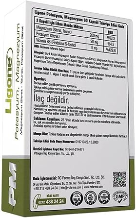 Ligone Potassium Magnesium 60 Capsule