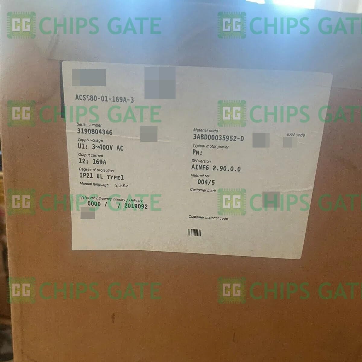 ACS880-01-169A-3 Frequency Converter Inverter New in Box