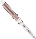 Conair Double Ceramic 1 1/2-Inch Curling Iron, 1 ½ inch barrel produces soft waves – for use on medium and long hair, Hair curler