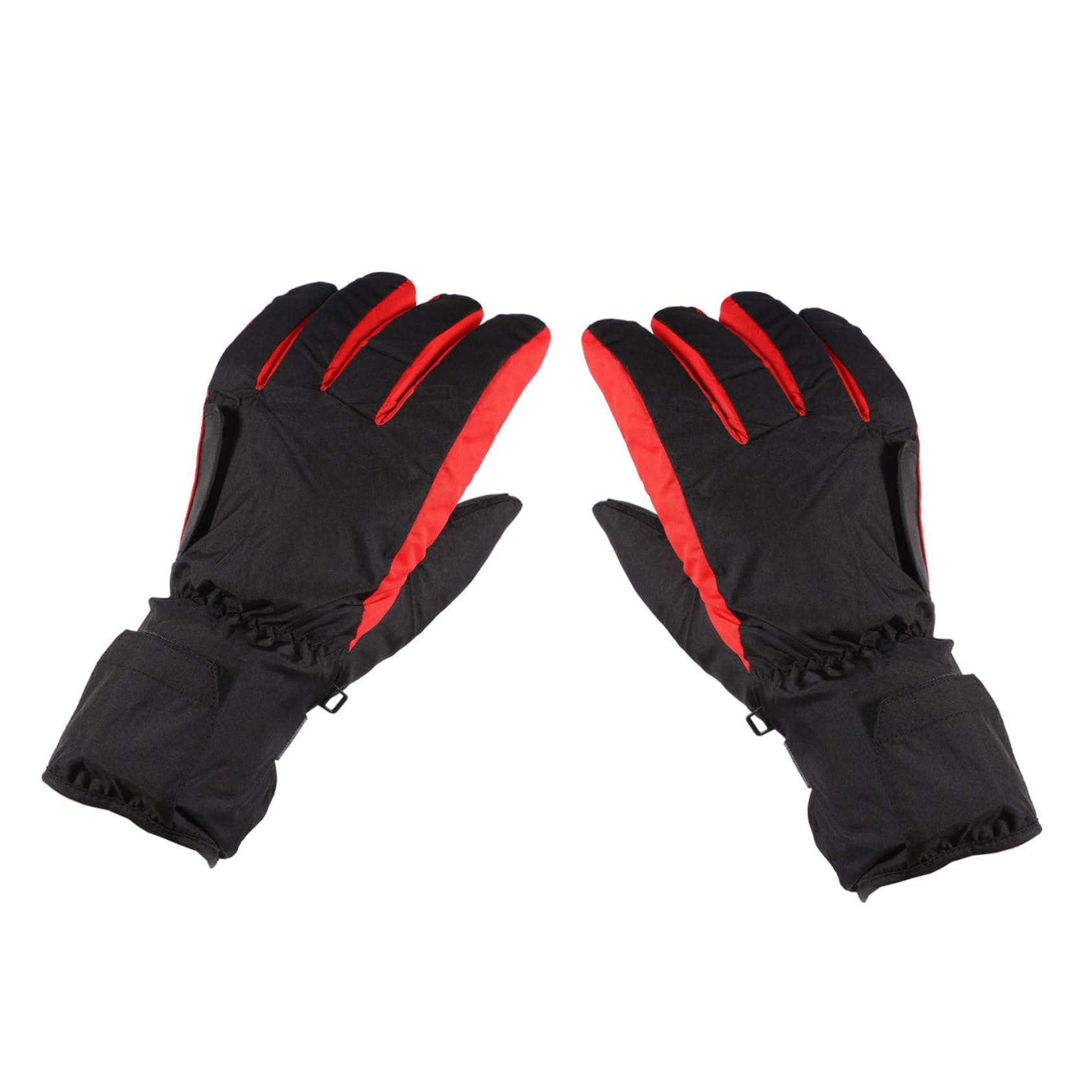 BESTonZON Guanti Riscaldati Invernali 4,5v, 1 Paio, Poliestere, Nero