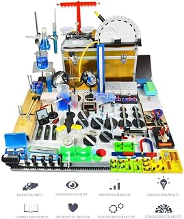 Educational Science Model Physics Experiment Equipment Full Set of Teaching Experiment Box Electromagnetic Sound Optics Aluminum Alloy Model with Optical Bench